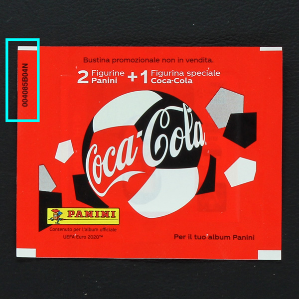 Euro 2020 Coca Cola Panini Italy Version Number Sticker Worldwide