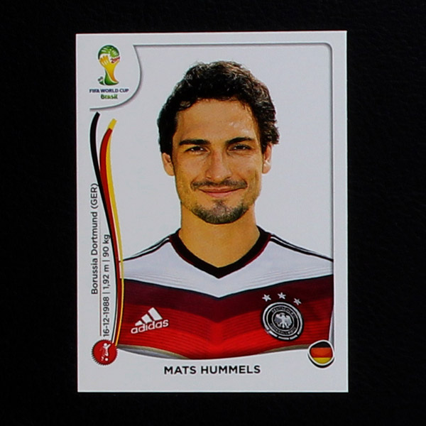 Brasil 2014 No. 494 Panini sticker Mats Hummels- Sticker-Worldwide Brasil 2014 No. 494 Panini sticker Mats Hummels- Sticker-Worldwide