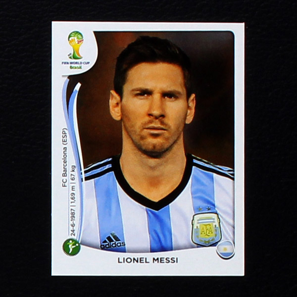 Sticker 430 Panini WM Worldcup 2014 Lionel Messi 