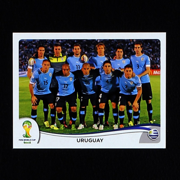 Panini 261 Team Uruguay FIFA WM 2014 Brasilien 