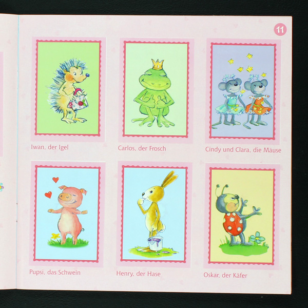Blue Ocean Prinzessin Lillifee kompletter Satz Stickeralbum 2008 