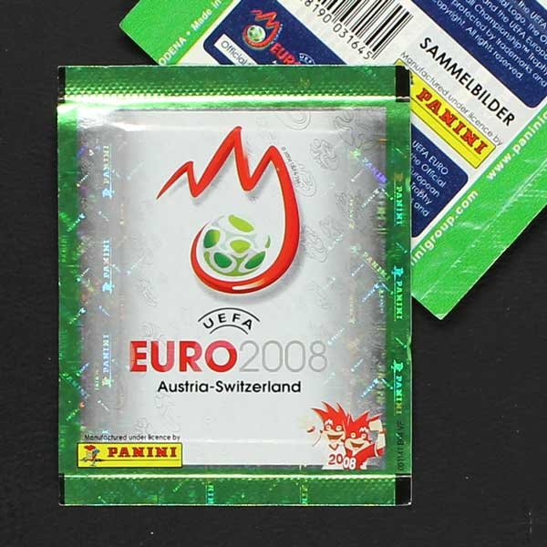Euro 2008 Panini Sticker Tüten grün