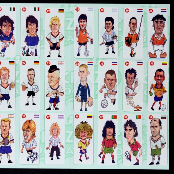 USA 94 Crazy Football Dunkin Sticker Folder - Bubble Gum