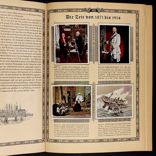 Bilder Deutscher Geschichte Reemtsma 1936 Album komplett