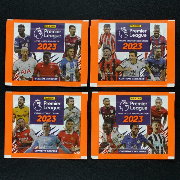 Premier League 2023 Panini Sticker Tüte