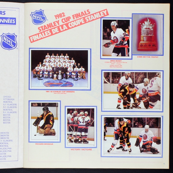 Hockey 1982 PEE CHEE sticker album almost complete -4