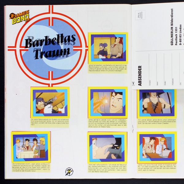 James Bond JR Merlin Sticker Album komplett