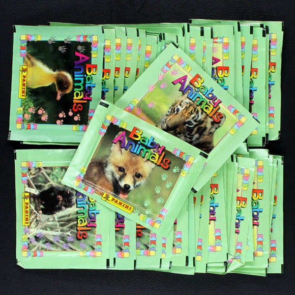 Tierbabies Panini 50 Sticker Tüten