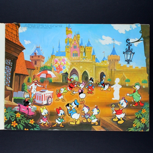 Disneyland Benjamin Sticker Album teilgefüllt -16