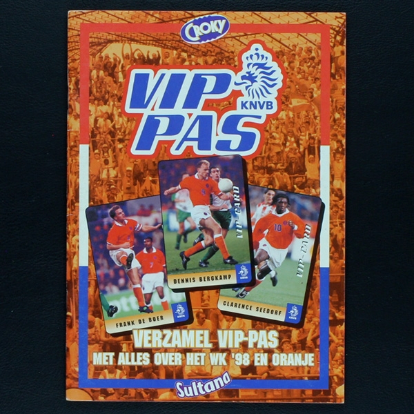 VIP PAS KNVB 98 Croky Cards Album