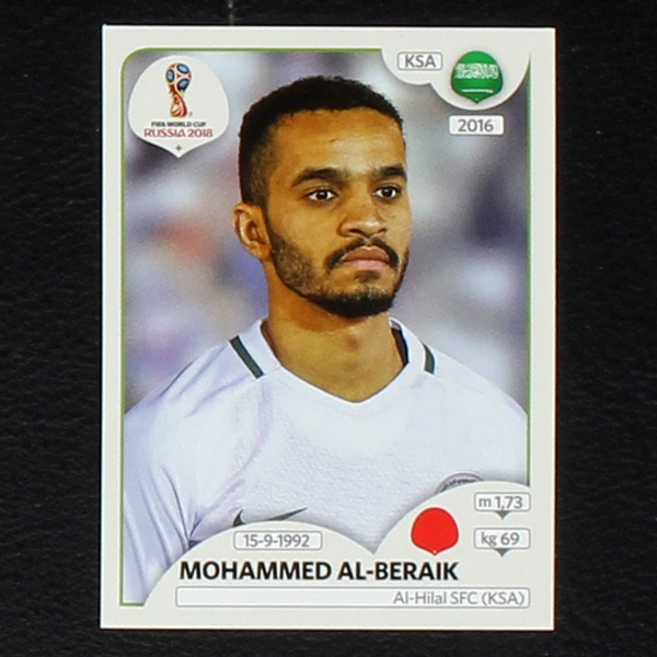 Al-Breik Panini Sticker No. 61 - Russia 2018