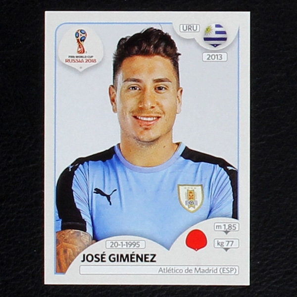 Gimenez Panini Sticker No. 98 - Russia 2018