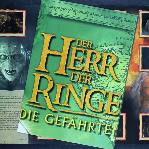 Herr der Ringe 1 Merlin sticker album complete