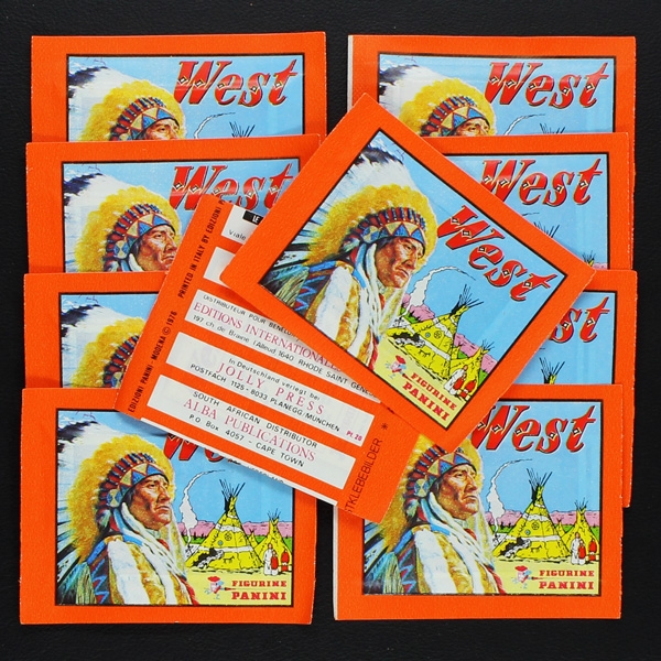 West 1976 Panini sticker bag