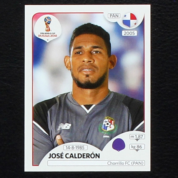 Calderon Panini Sticker No. 535 - Russia 2018