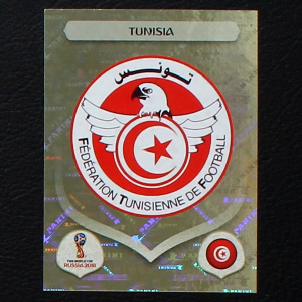 Wappen Tunisia Panini Sticker No. 552 - Russia 2018