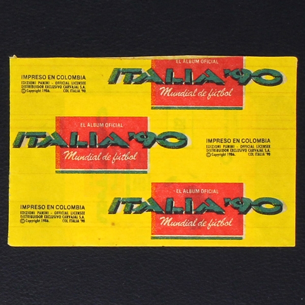 Italia 90 Panini Sticker Tüte - Carvajal Version