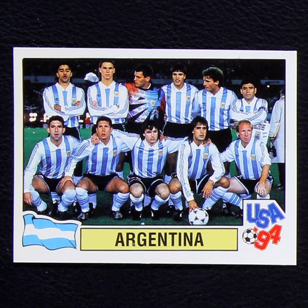 USA 94 Nr. 218 Panini Sticker Argentina - lila
