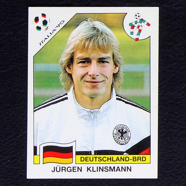 USA 94 Nr. P Panini Sticker Jürgen Klinsmann - braun