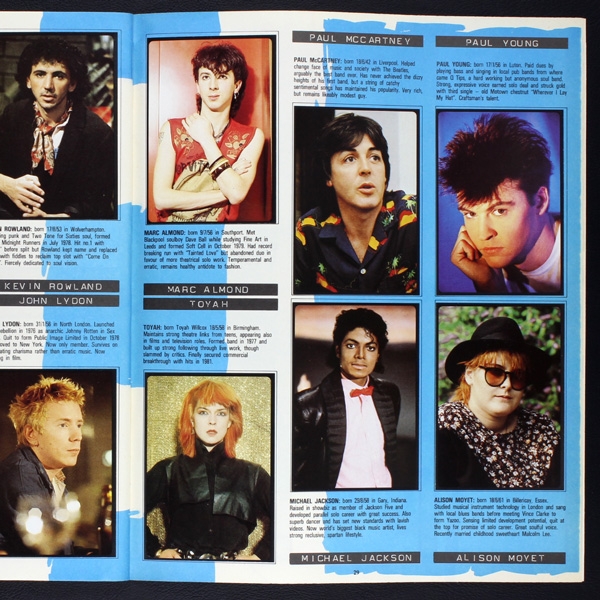 The Smash Hits Collection 84 Panini sticker album complete - UK