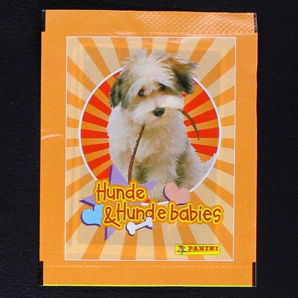 Hunde und Hundebabies Panini Sticker Tüte
