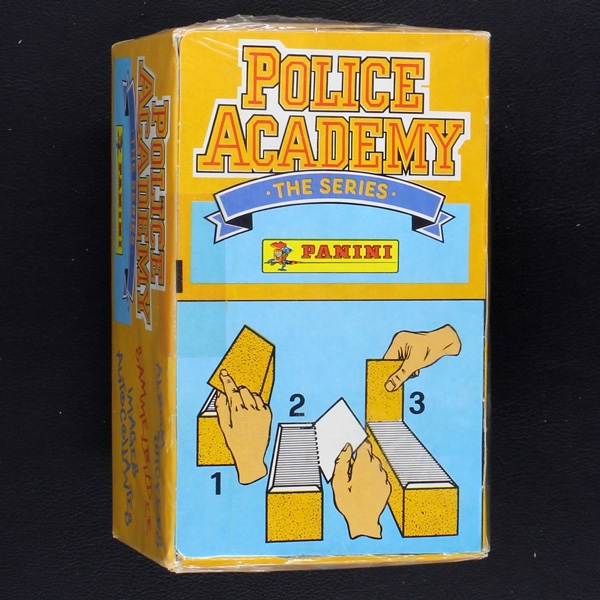 Police Academy Panini box with 100 sticker bags