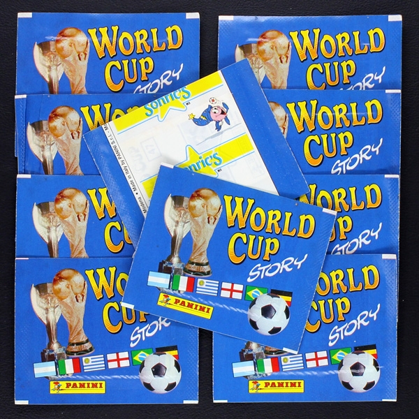 World Cup Story Panini 10 Sticker Tüten