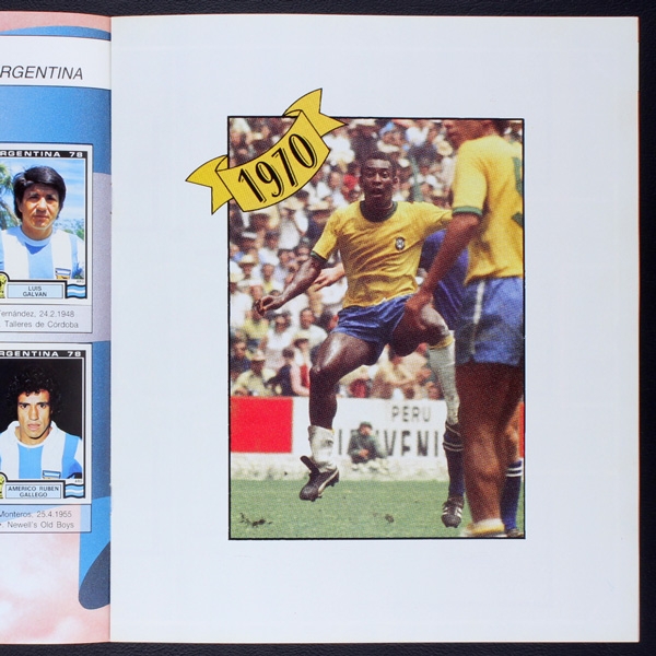 World Cup Story Panini Sticker Album komplett