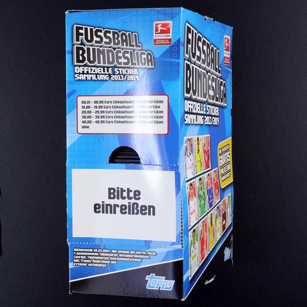 Fußball 2013 Topps box with 500 bags - Penny Gratis Version