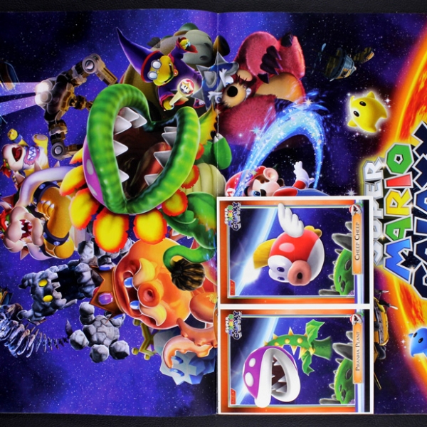 Mario Galaxy E-Max Sticker Album komplett