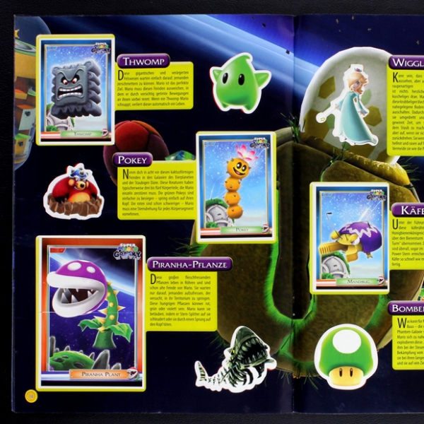 Mario Galaxy E-Max Sticker Album komplett