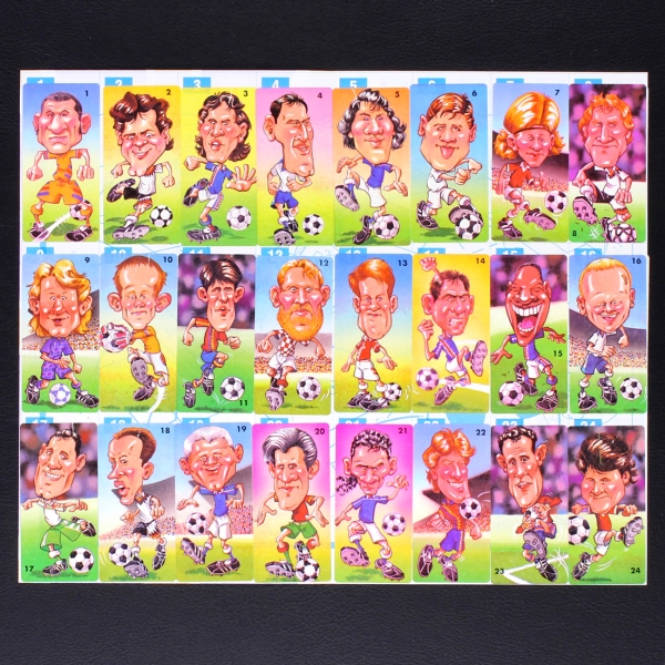 Euro Football 96 Dunkin sticker Folder complete - Bubble Gum
