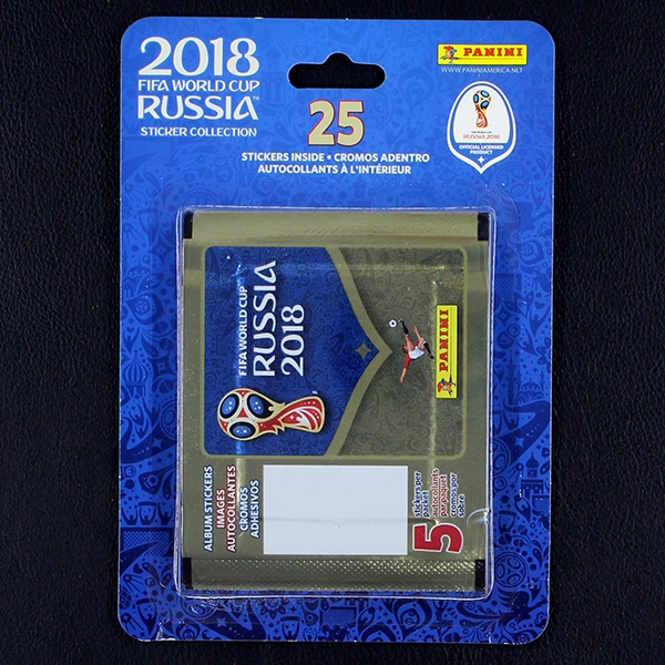 Russia 2018 Panini Sticker Tüte - Blister US
