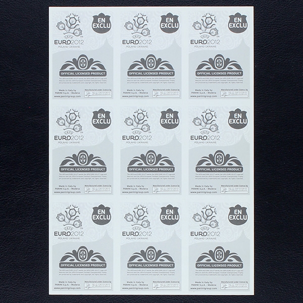 Euro 2012 Panini Sticker - update France