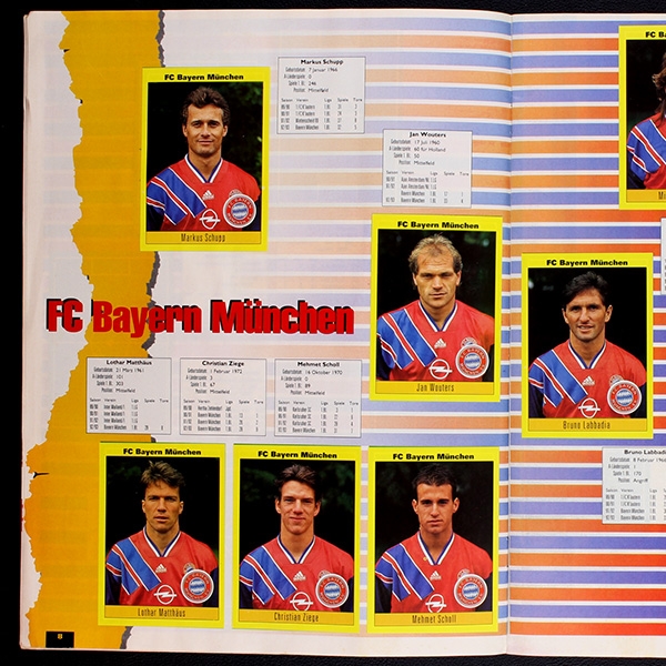 Fußball 94 Panini sticker album complete