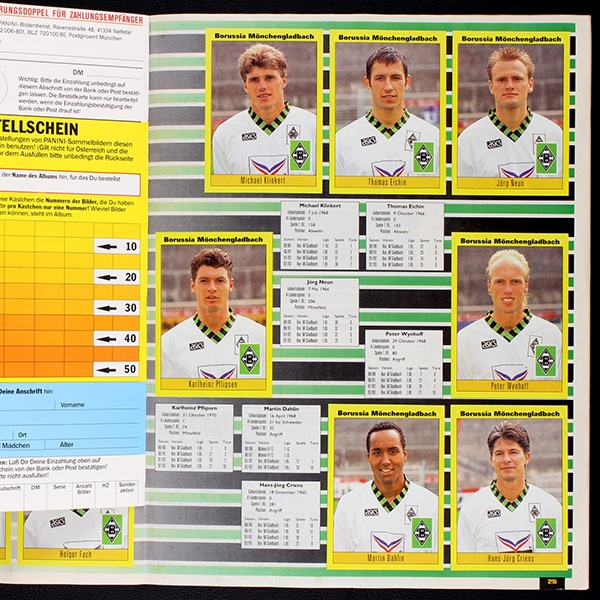 Fußball 94 Panini sticker album complete