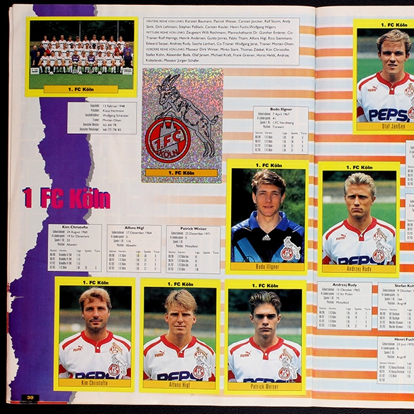 Fußball 94 Panini sticker album complete