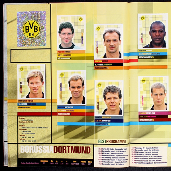 Fußball Mega Mix 99 Panini sticker album complete