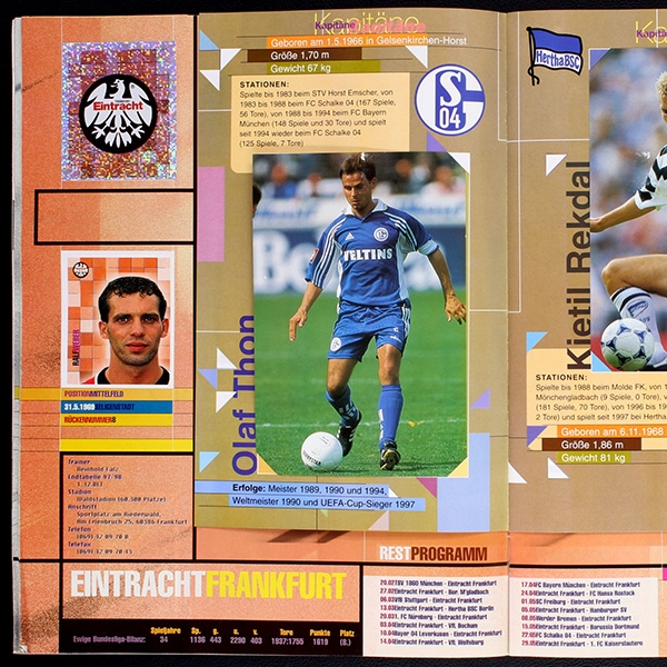 Fußball Mega Mix 99 Panini sticker album complete