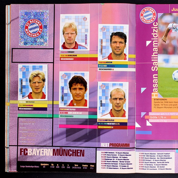 Fußball Mega Mix 99 Panini sticker album complete