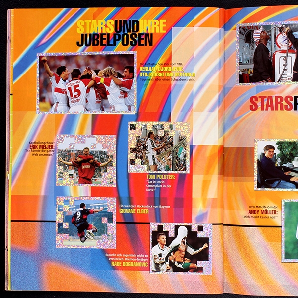 Fußball Mega Mix 99 Panini sticker album complete