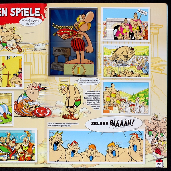 Asterix Egmont sticker album complete