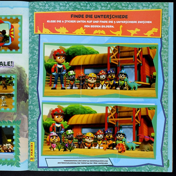Paw Patrol Panini Sticker Album komplett