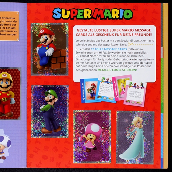 Super Mario Panini Sticker Album komplett