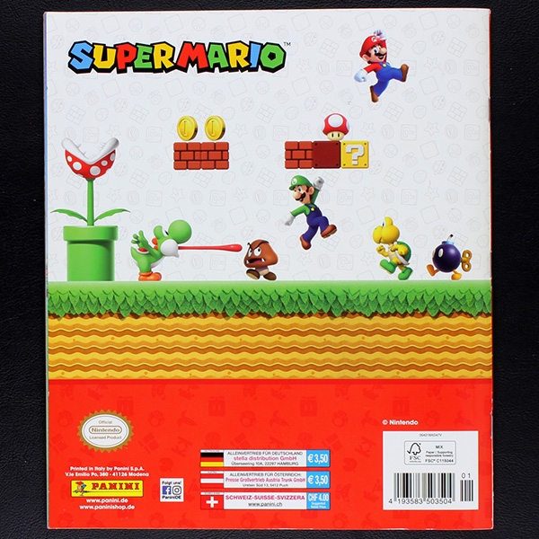 Super Mario Panini Sticker Album komplett