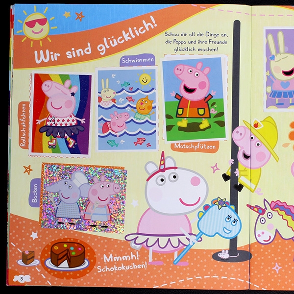 Peppa Pig Panini Sticker Album komplett
