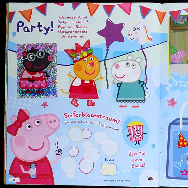 Peppa Pig Panini Sticker Album komplett