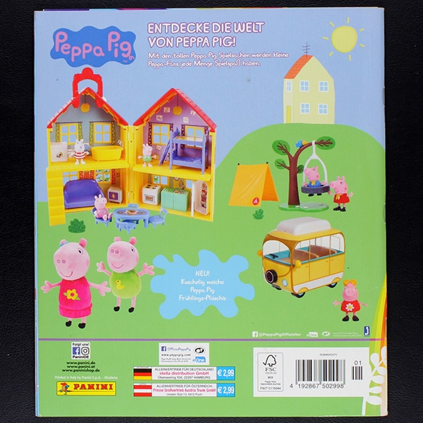 Peppa Pig Panini Sticker Album komplett