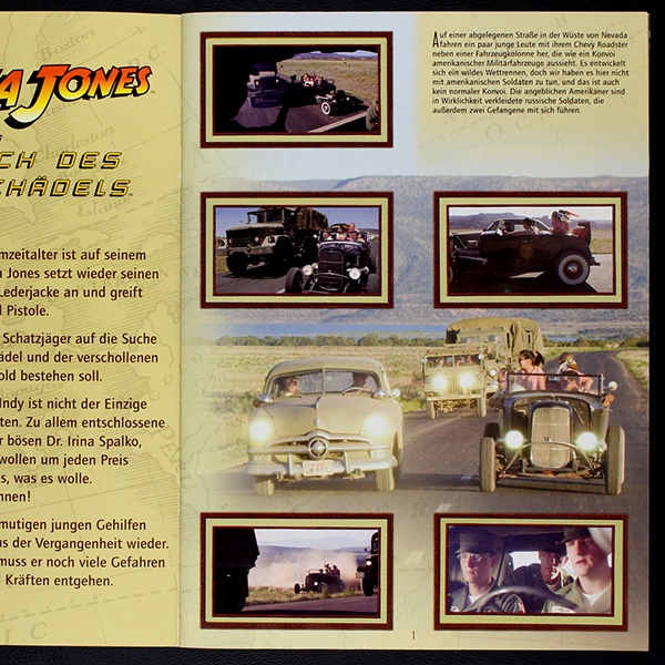 Indiana Jones Merlin sticker album complete