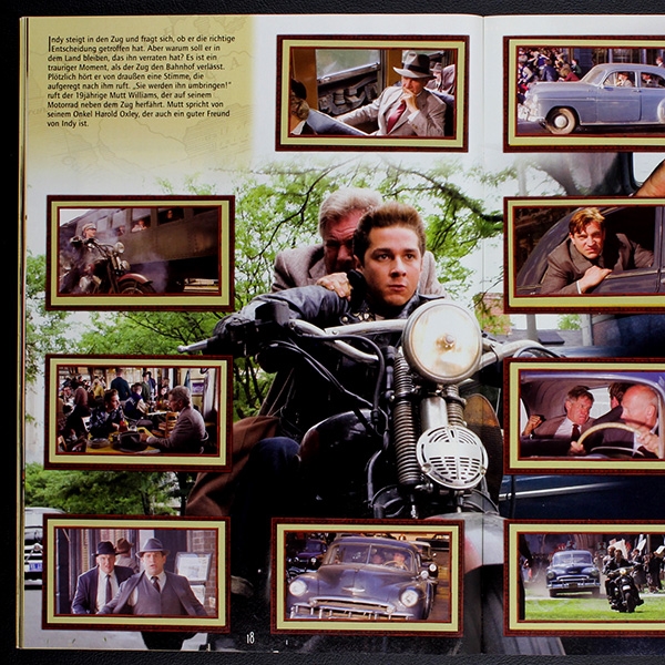 Indiana Jones Merlin sticker album complete